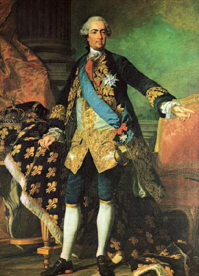 Louis Michel van Loo Portrait of Louis XV oil painting image
